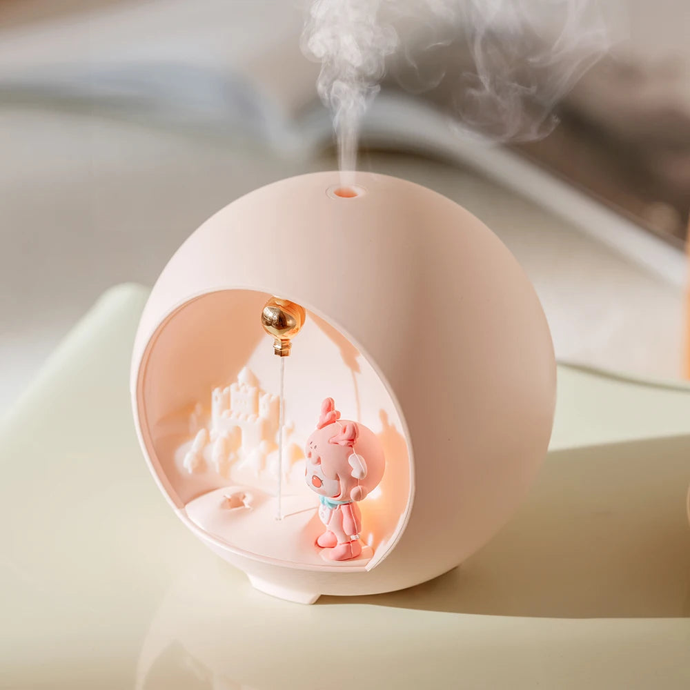 100ML Mini Aroma Oil Diffuser USB Essential Oil Atomizer Electric Air Humidifier with LED Night Lamp For Home Bedroom Mist Maker