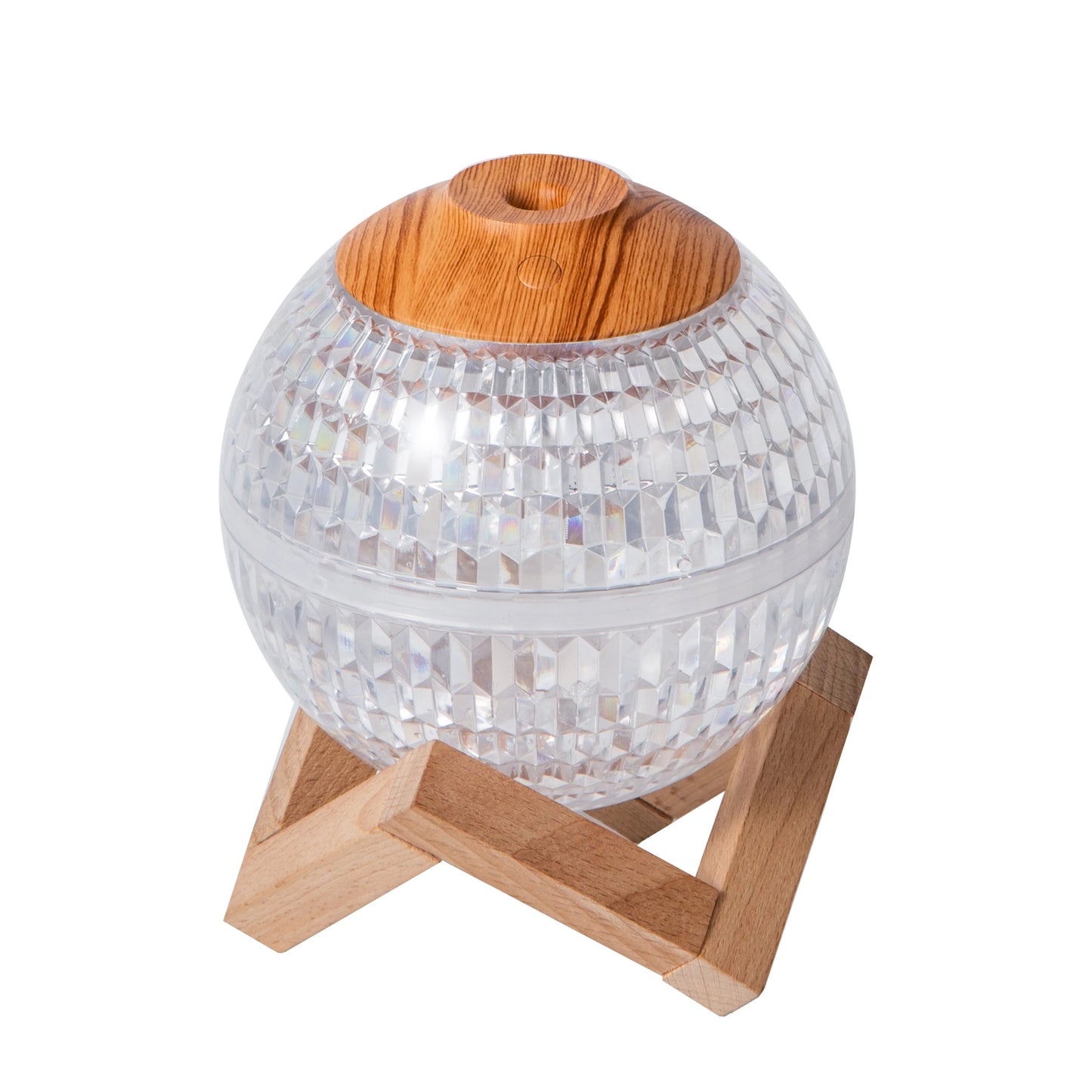 350ml Crystal Ball Air Humidifier USB Portable Fragrance Diffuser Colorful LED Light Ultrasonic Cool Mist Maker Aroma Humidifier